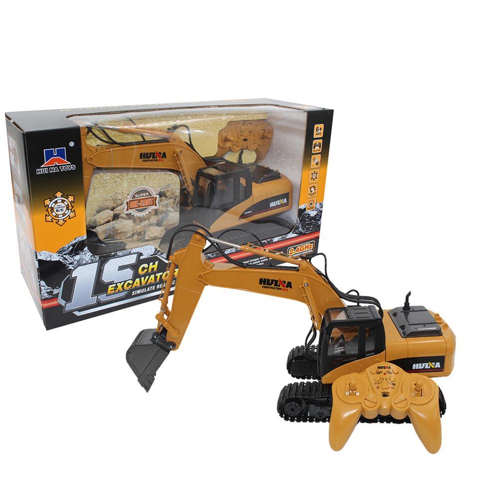 Huina 1/14 15 Channel 2.4G RC Alloy Truck Excavator